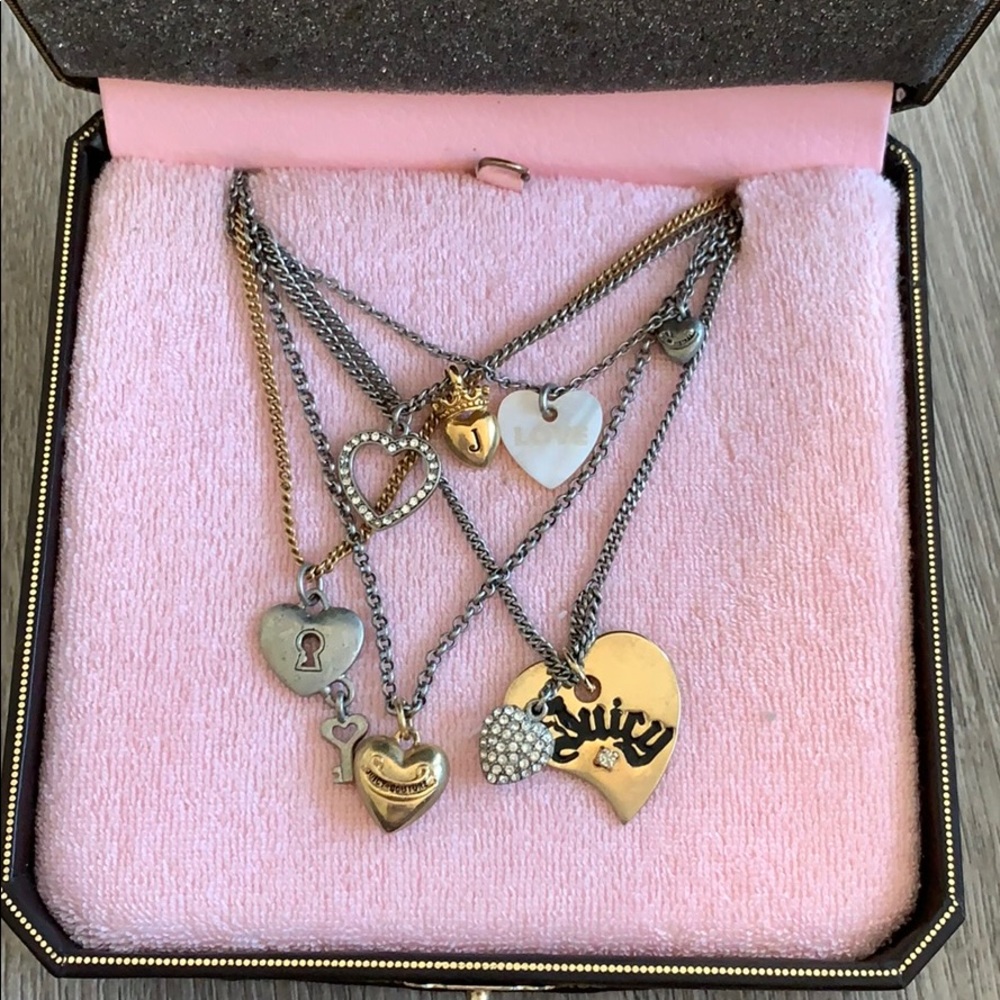 Juicy Couture layered necklace